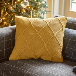 Housse de coussin Cresil jaune