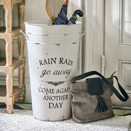 Porte-parapluies Rain blanc vieilli