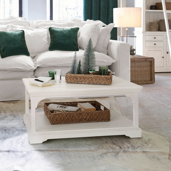 Table basse Rutana blanc