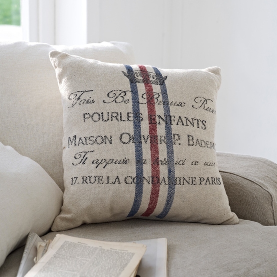 Coussin Pourl crème