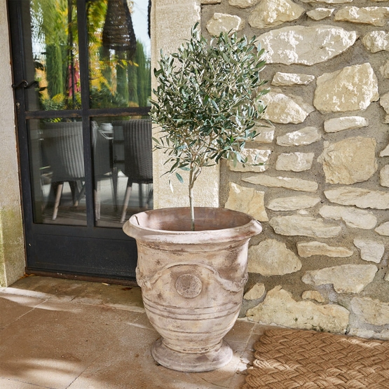 Cache-pot Garwood beige vieilli