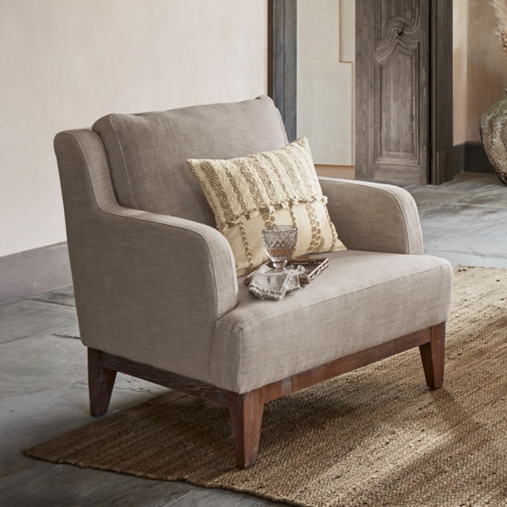 Fauteuil Saunders beige