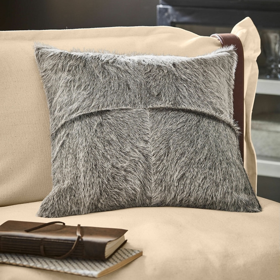 Housse de coussin Nymarion gris