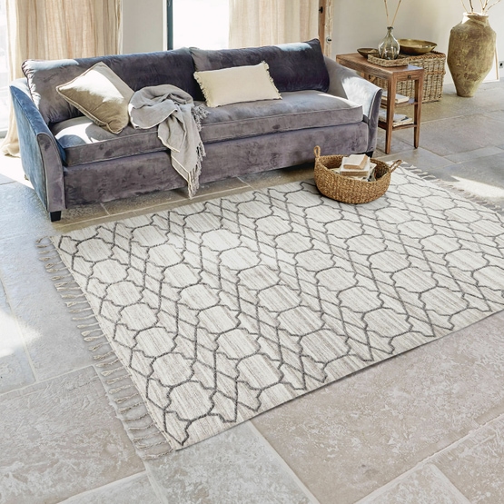 Tapis Timon gris