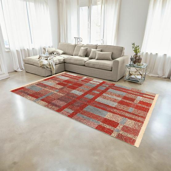 Tapis Serenith rouge