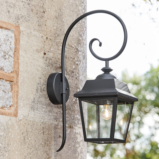 Wandlamp voor buiten Lewarde zwart