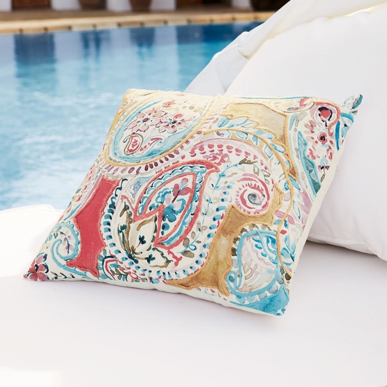 Housse de coussin Harriette multicolore