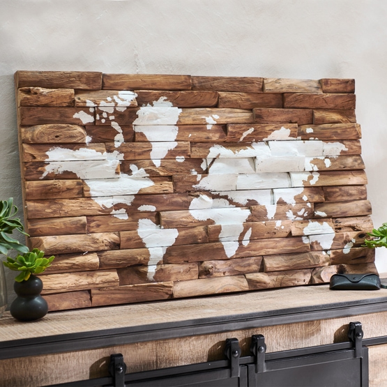 Tableau Globe marron