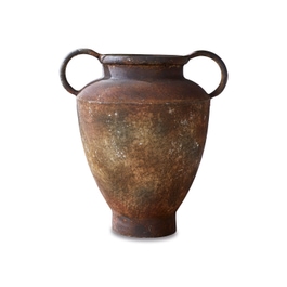 Vase Romanus marron vieilli