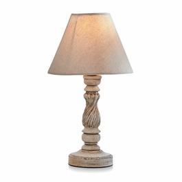 Lampe de chevet Grandi blanc vieilli