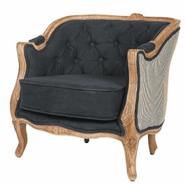 Fauteuil Annezay noir